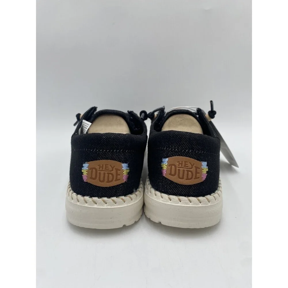 Hey Dude WENDY FUNK CRAFTED TWEED Women's NEW Casual Shoes Black Multiple Sizes